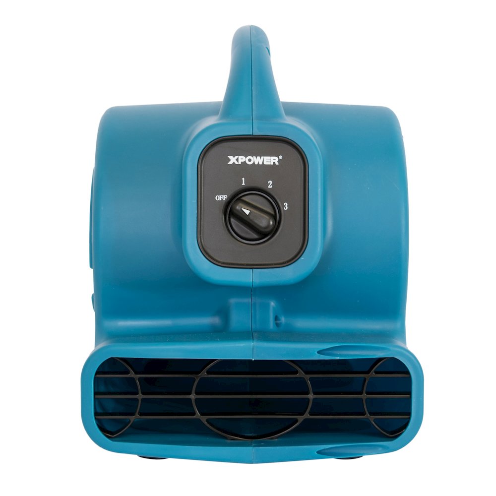 P-80A 600 CFM Multi-Purpose Mini Air Mover, Utility Fan, Dryer, Blower - Blue. Picture 4