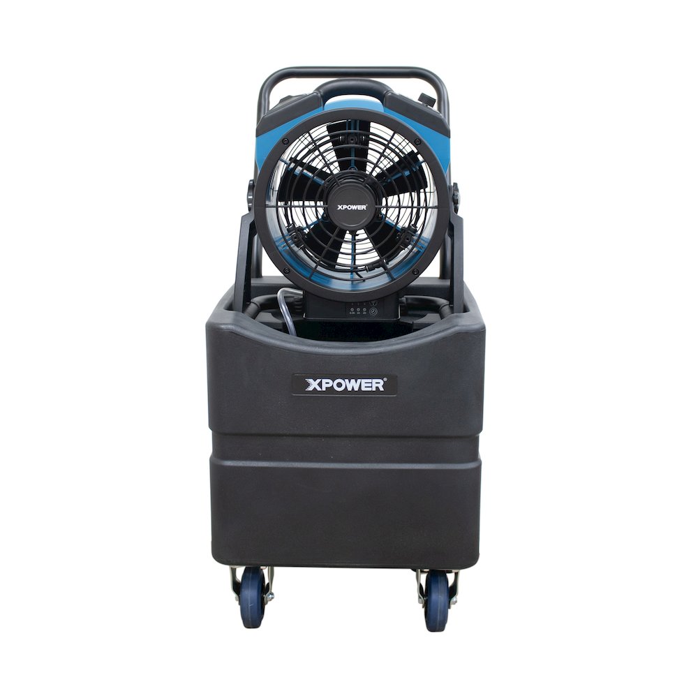 Battery Operated Variable Speed 11" Outdoor Cooling Misting Fan. Picture 3