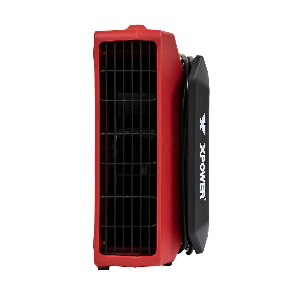PL-700A 1/3 HP 1050 CFM 3 Speed Low Profile, Floor Fan, Carpet Dryer - Red. Picture 9