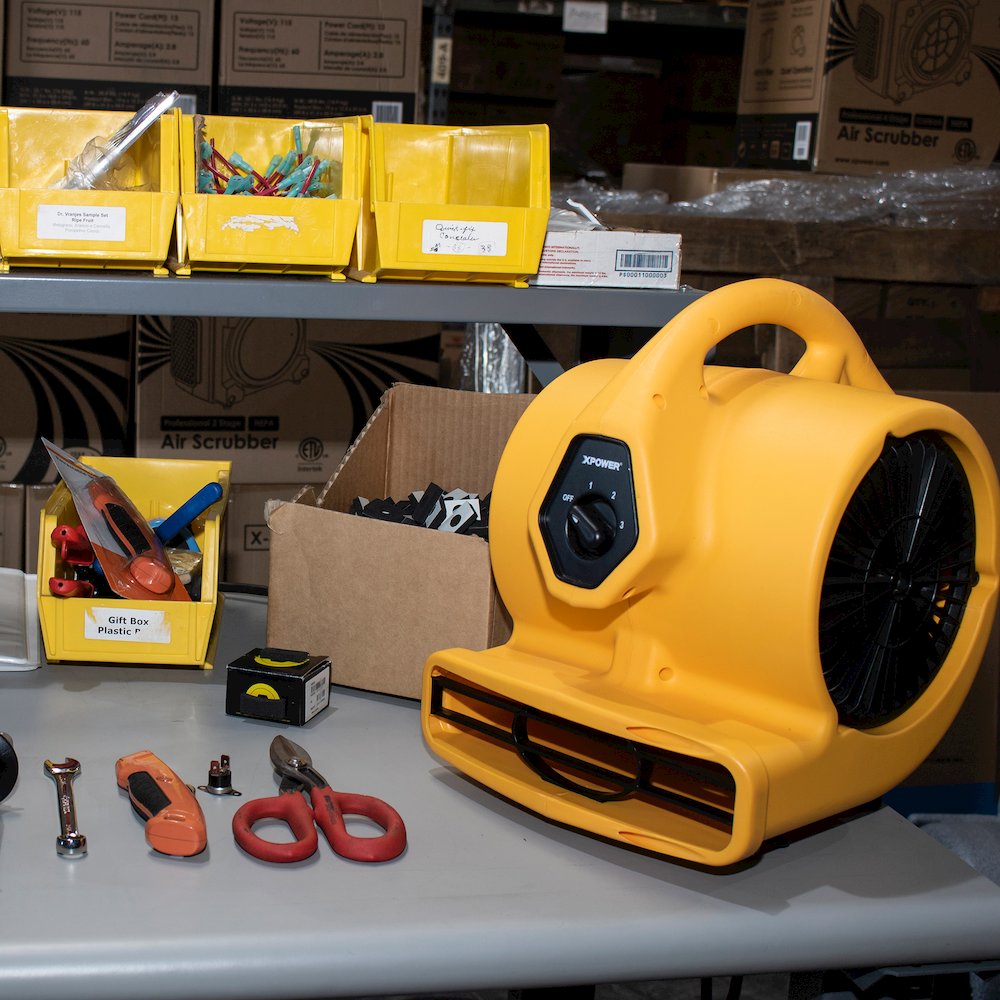 1/5 HP 800 CFM Multi-Purpose Mini Mighty Air Mover, Utility Fan, Dryer, Blower. Picture 17