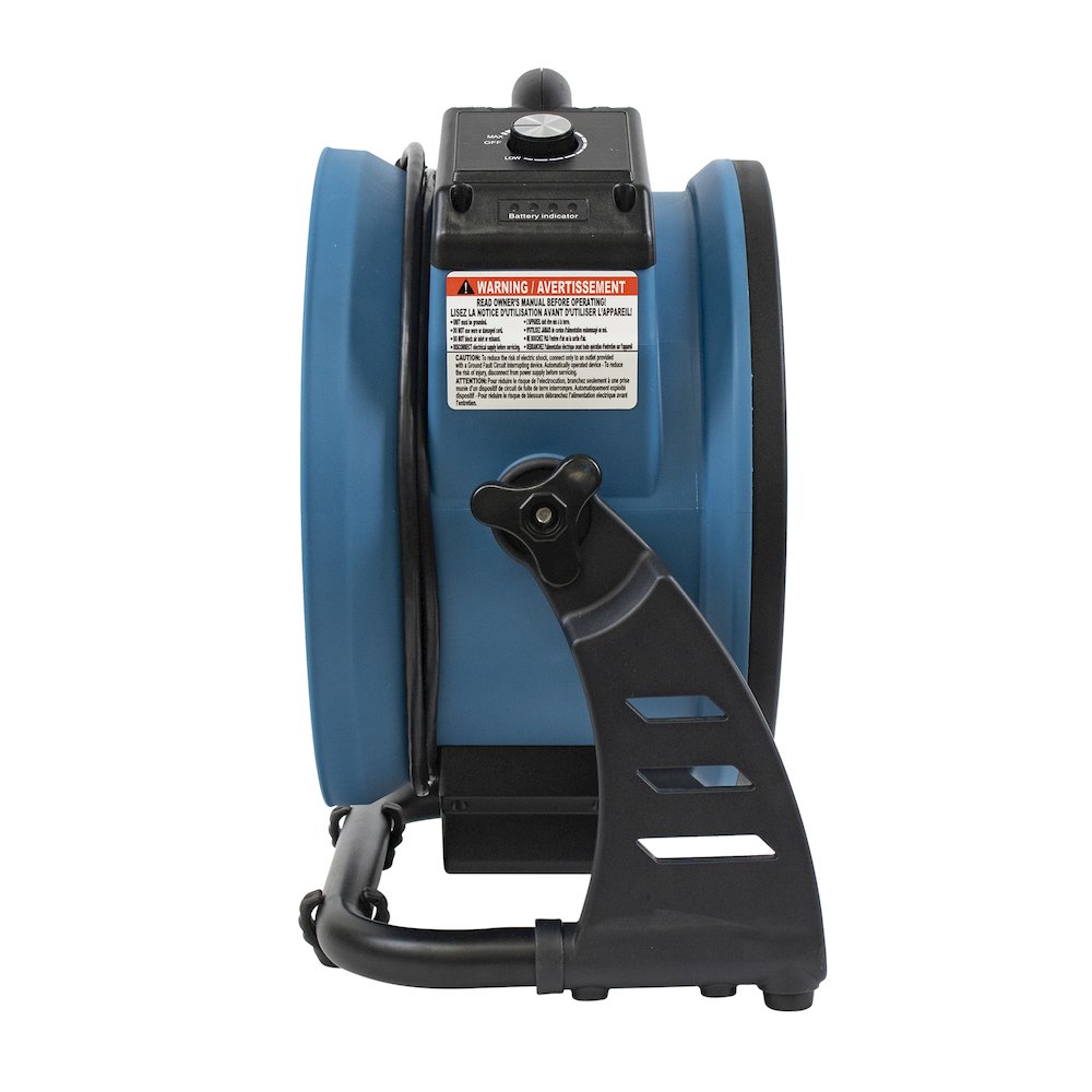 AC/DC Corded/Cordless 11" Sealed Brushless DC Motor Air Circulator Utility Fan. Picture 30