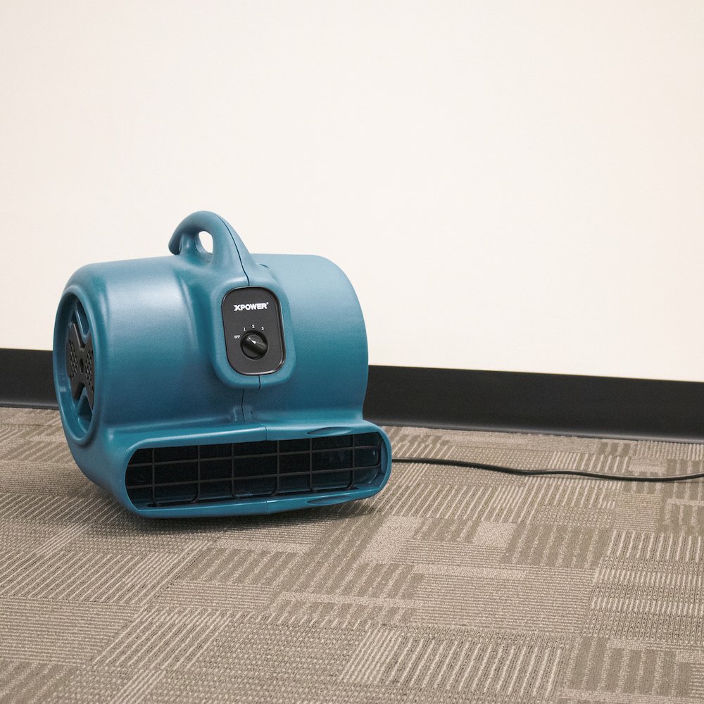 P-630 1/2 HP 2980 CFM 3 Speed Air Mover, Carpet Dryer, Floor Fan, Blower. Picture 1