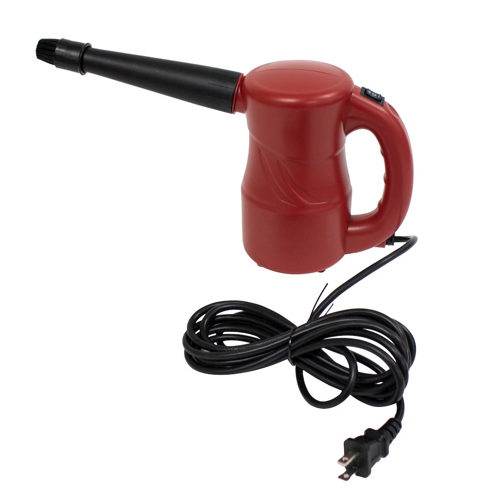 Powered Air Duster, Canned Air Replacement, Blower, Dryer, and Air Pump - Red. Picture 1