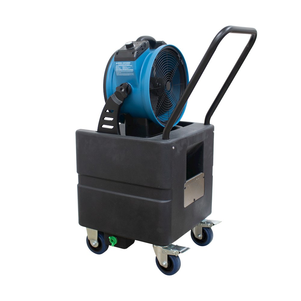 Battery Operated Variable Speed 11" Outdoor Cooling Misting Fan. Picture 7