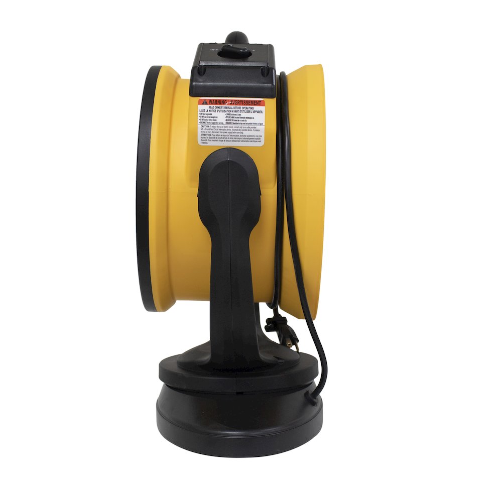 1100 CFM 4 Speed Portable 11" Professional Grade Utility Fan. Picture 8