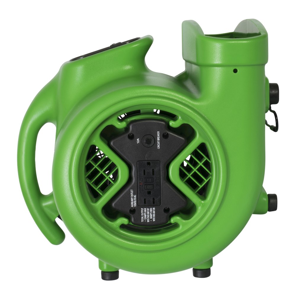 1/3 HP 2400 CFM 3 Speed, Carpet Dryer, Blower - Green. Picture 3