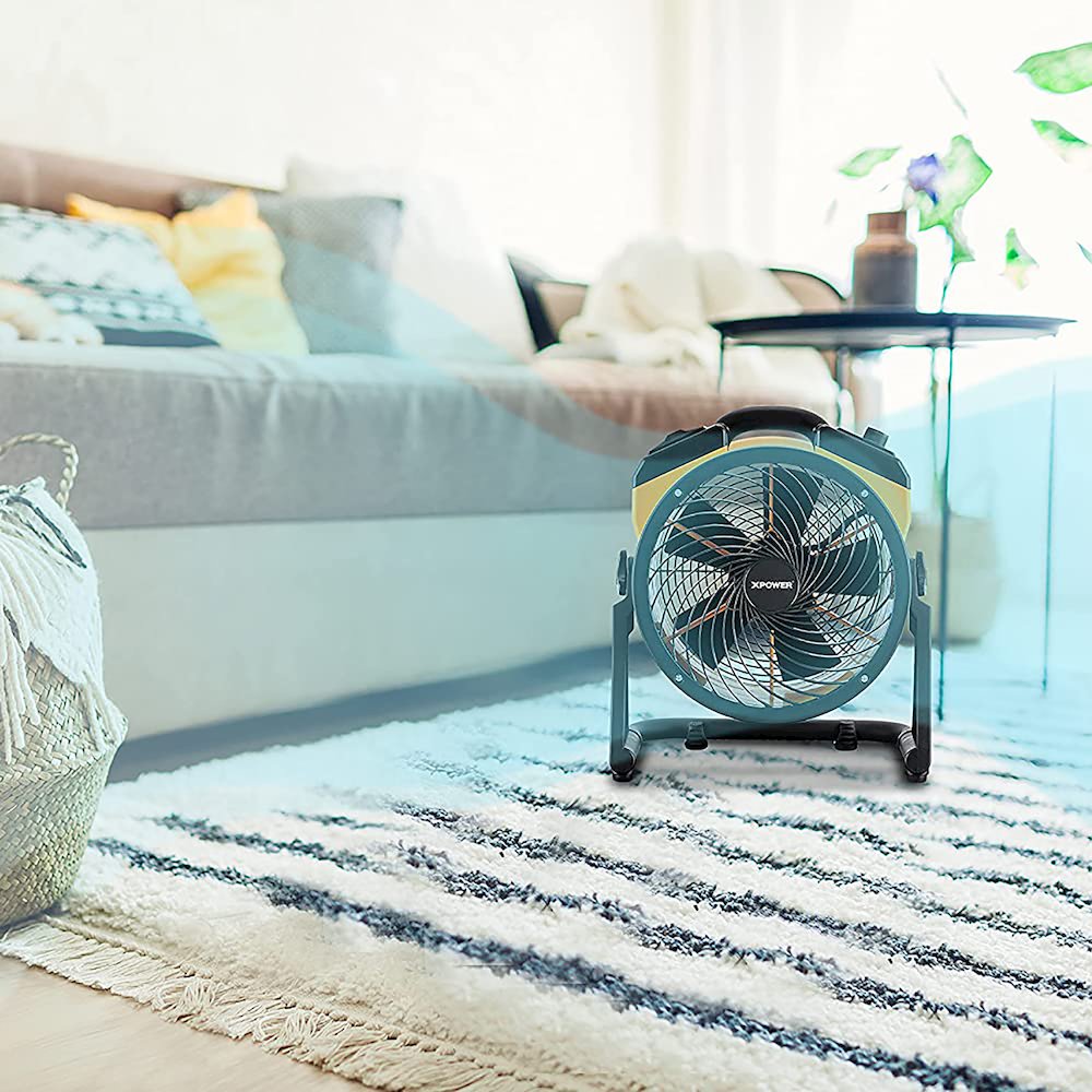 Cordless Rechargeable 11" Sealed Brushless DC Motor Air Circulator Utility Fan. Picture 23