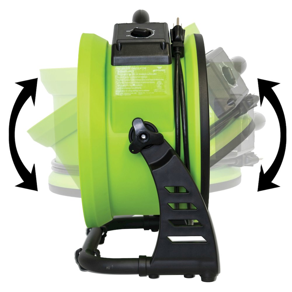 1300 CFM 4 Speed Portable 13" Professional Grade Air Circulator Utility Fan. Picture 26