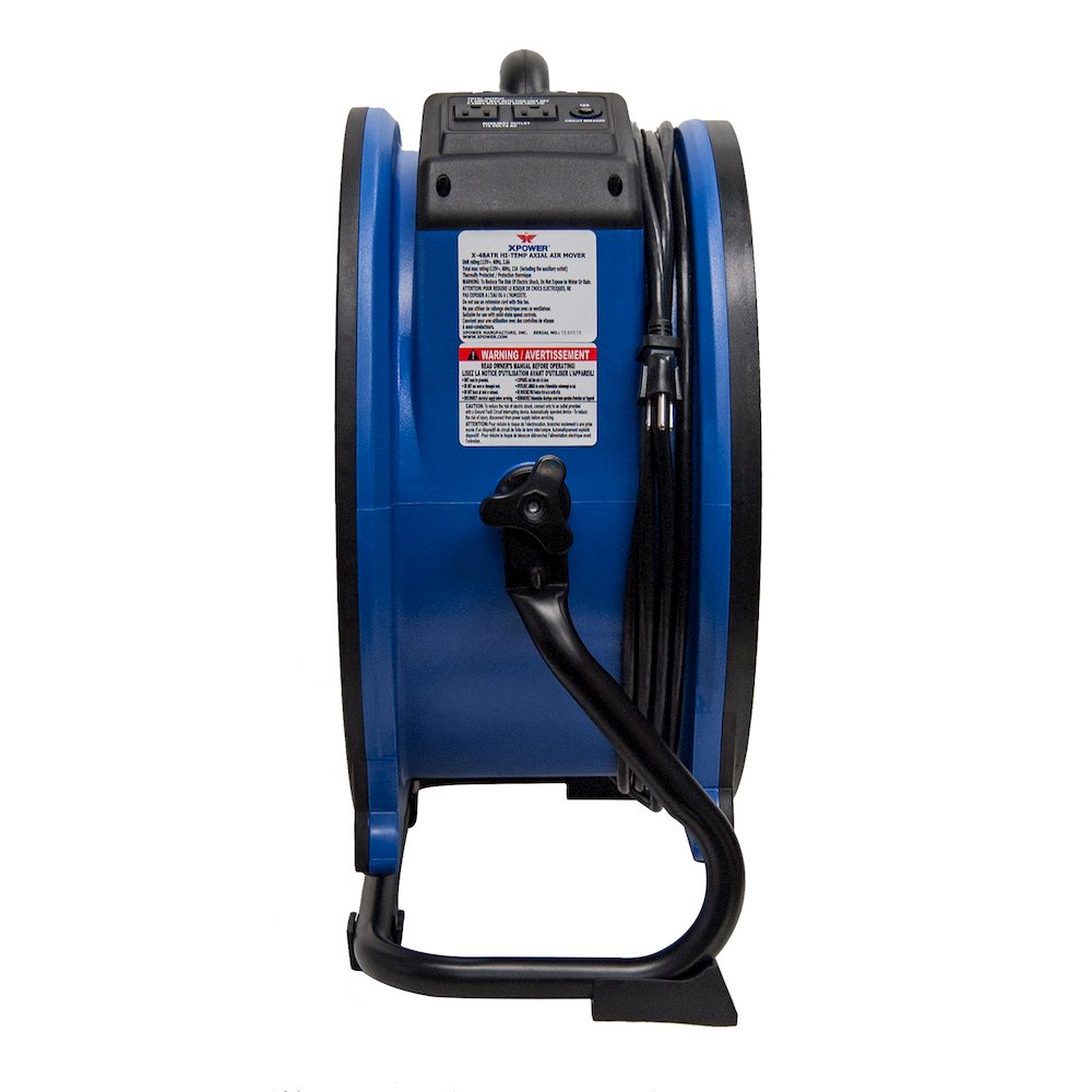 1/3 HP 3600 CFM High Temperature Variable Speed Air Mover, Blower, Fan. Picture 14