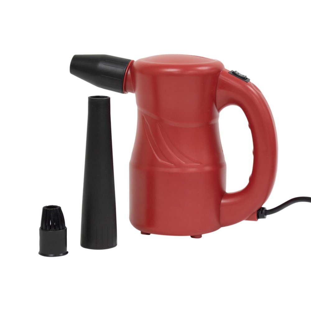 Powered Air Duster, Canned Air Replacement, Blower, Dryer, and Air Pump - Red. Picture 6