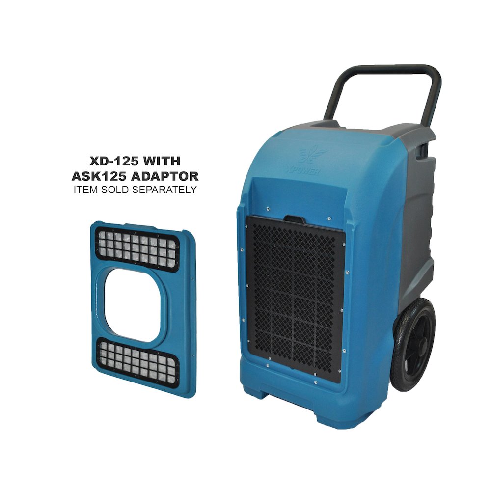 125-Pint Commercial Dehumidifier with Automatic Purge Pump and Drainage Hose. Picture 22