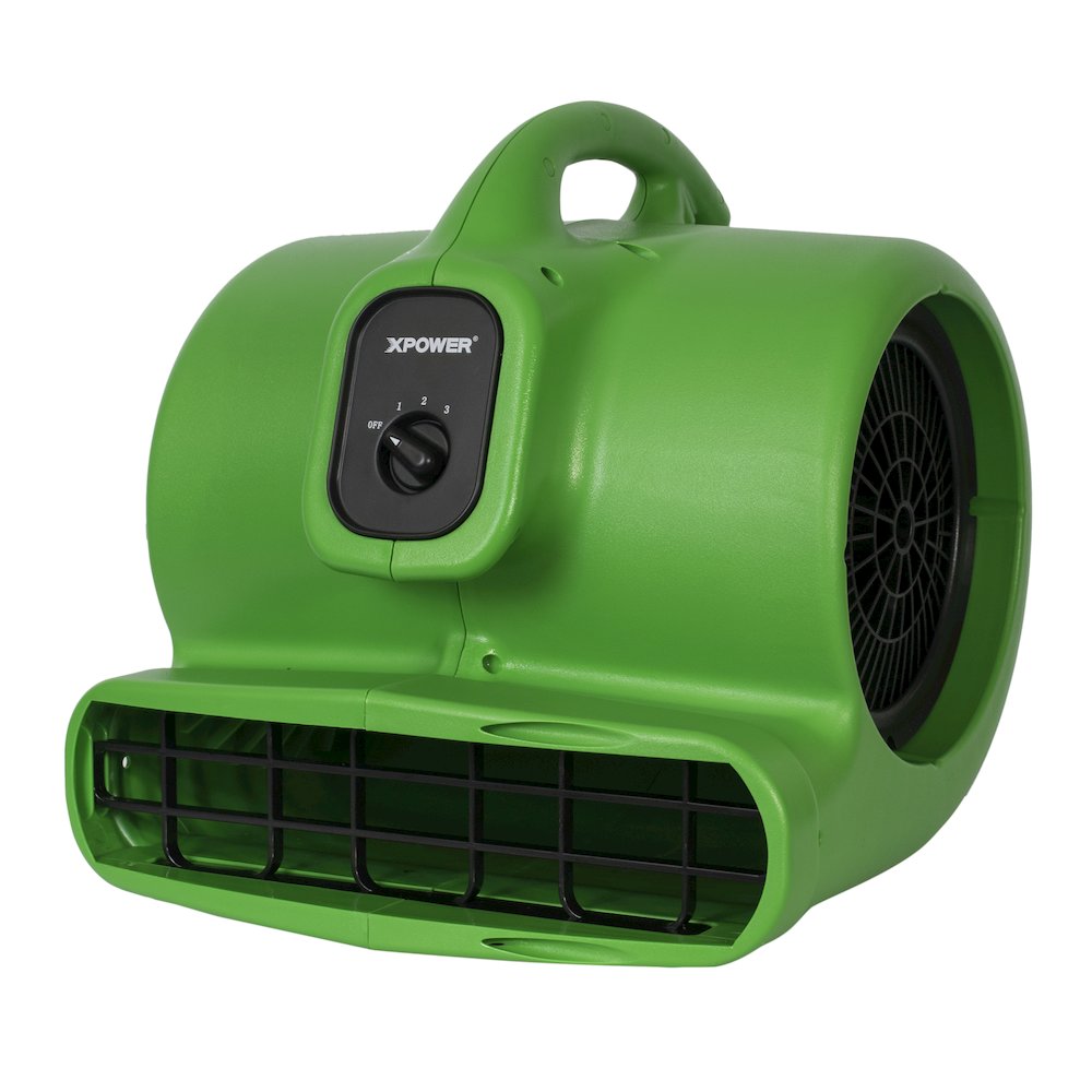 1/3 HP 2400 CFM 3 Speed, Carpet Dryer, Blower - Green. Picture 9