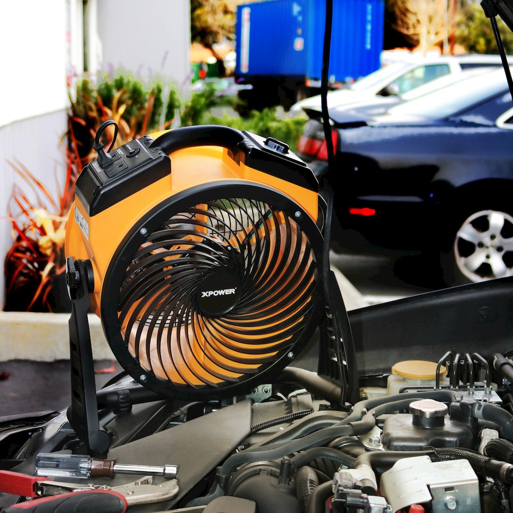 1100 CFM 4 Speed Portable 11" Professional Grade Air Circulator Utility Fan. Picture 41