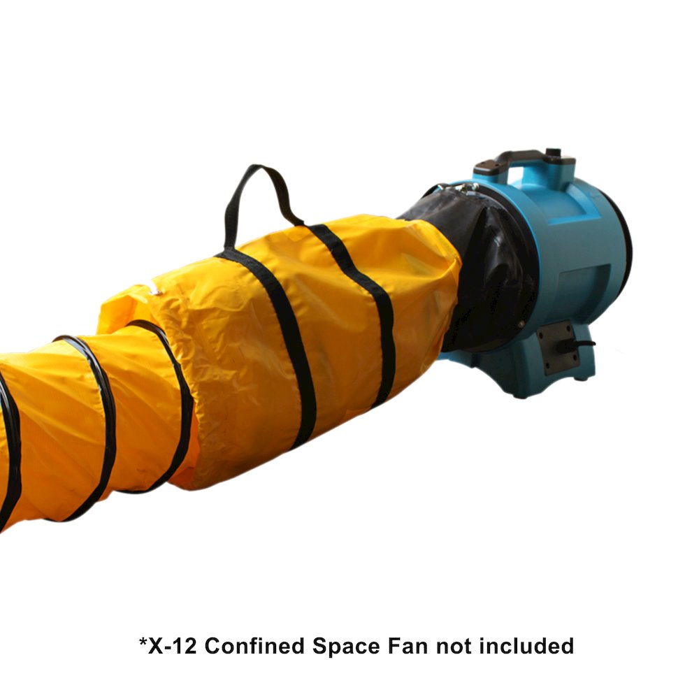 Variable Speed 12" Diameter Industrial Confined Space Ventilator Fan. Picture 6