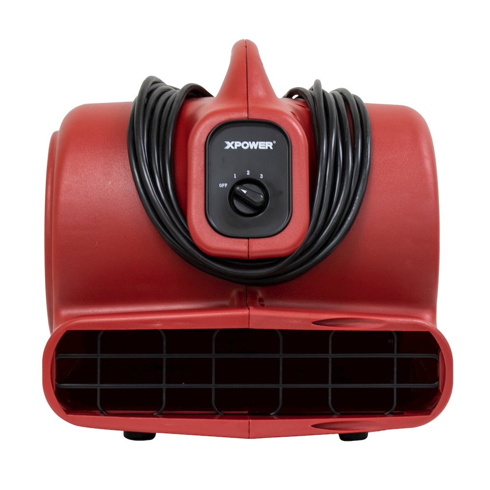 1/3 HP 2400 CFM 3 Speed, Carpet Dryer, Blower with Built-in GFCI Power Outlets. Picture 9