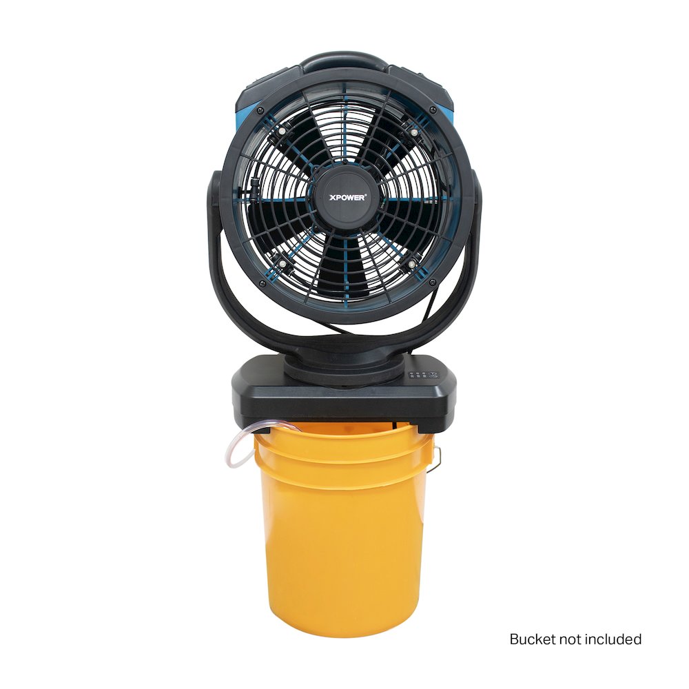 Oscillating Portable 3 Speed Outdoor Cooling Misting Fan. Picture 1