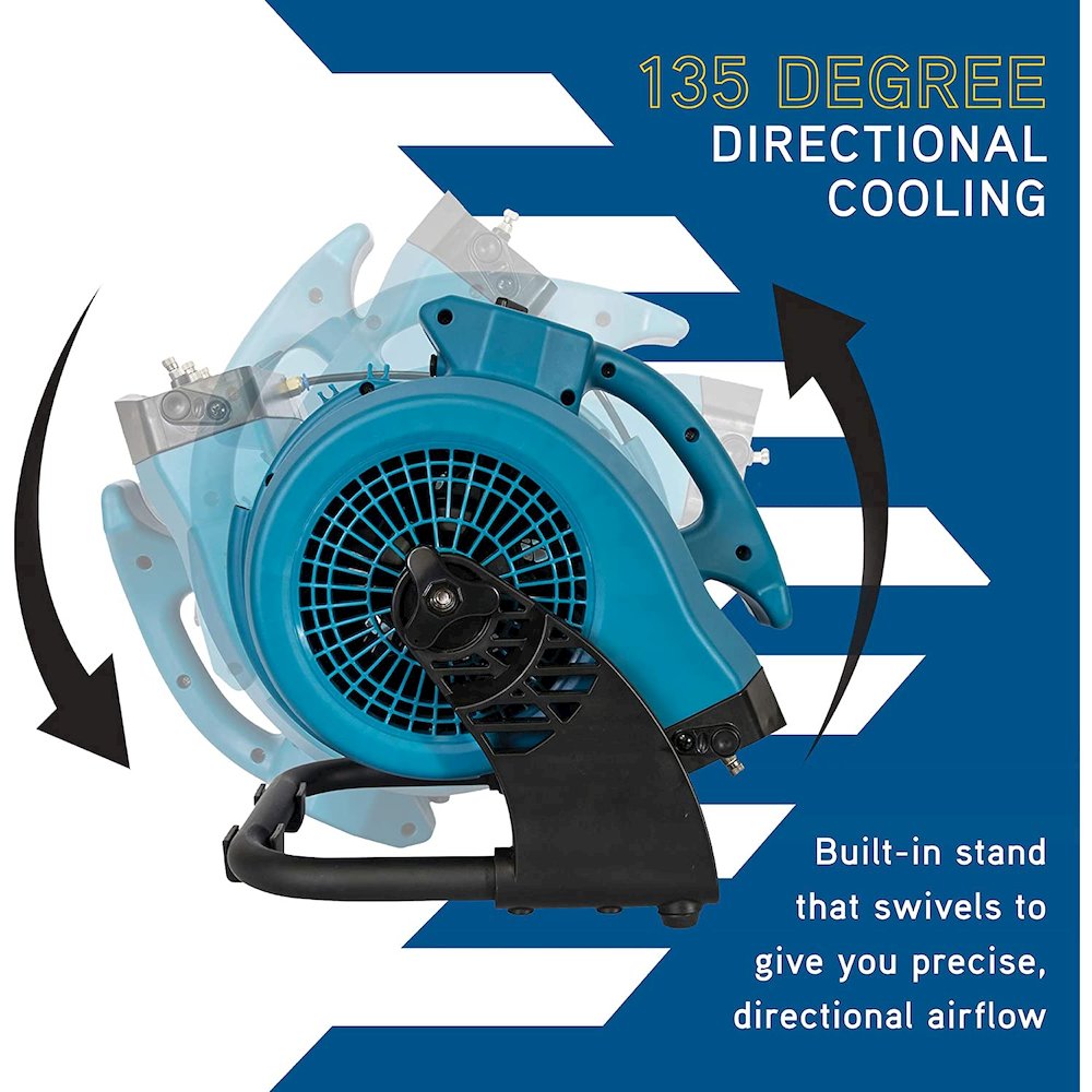 Portable 3 Speed Outdoor Cooling Misting Fan and High Velocity Air Circulator. Picture 7