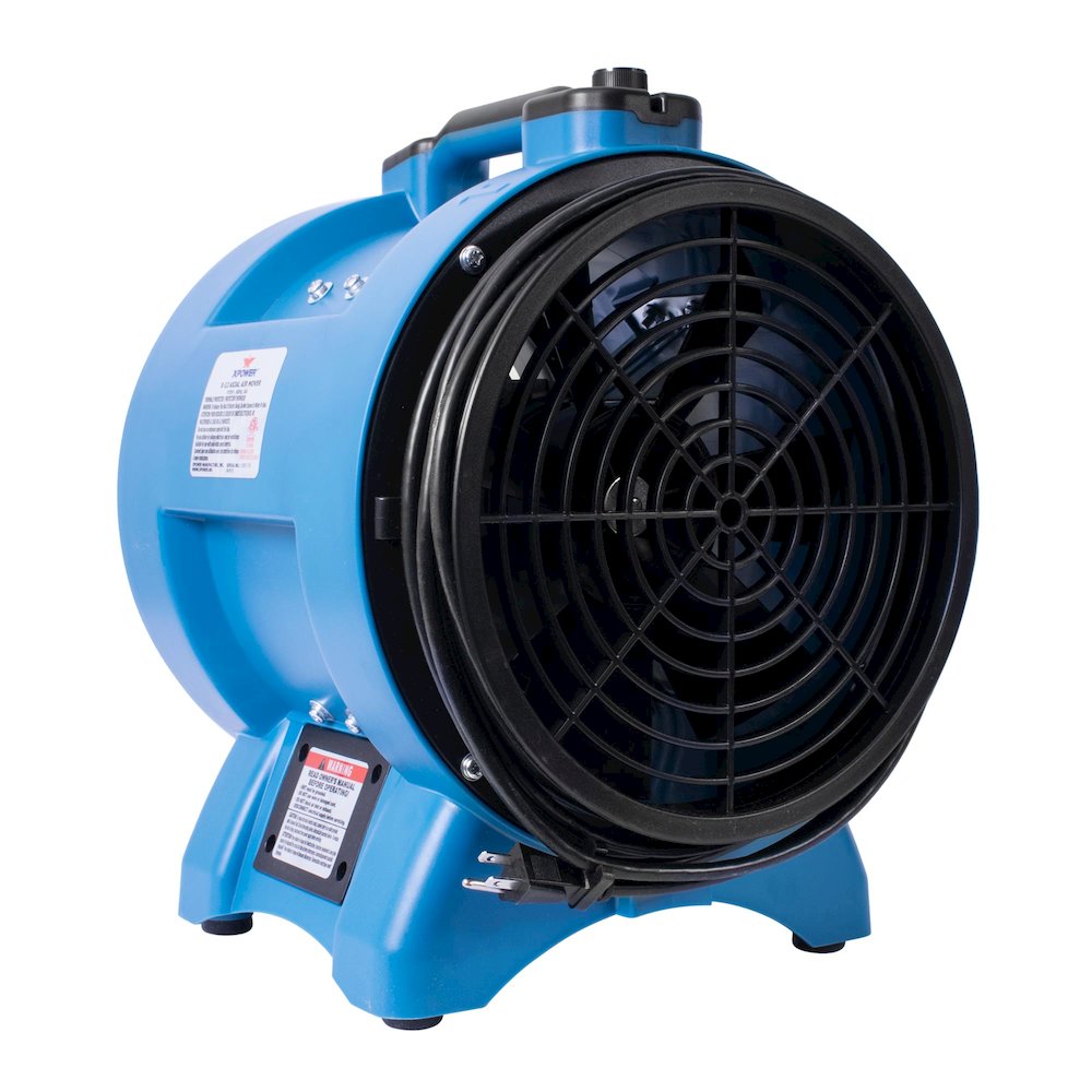 Variable Speed 12" Diameter Industrial Confined Space Ventilator Fan. Picture 9