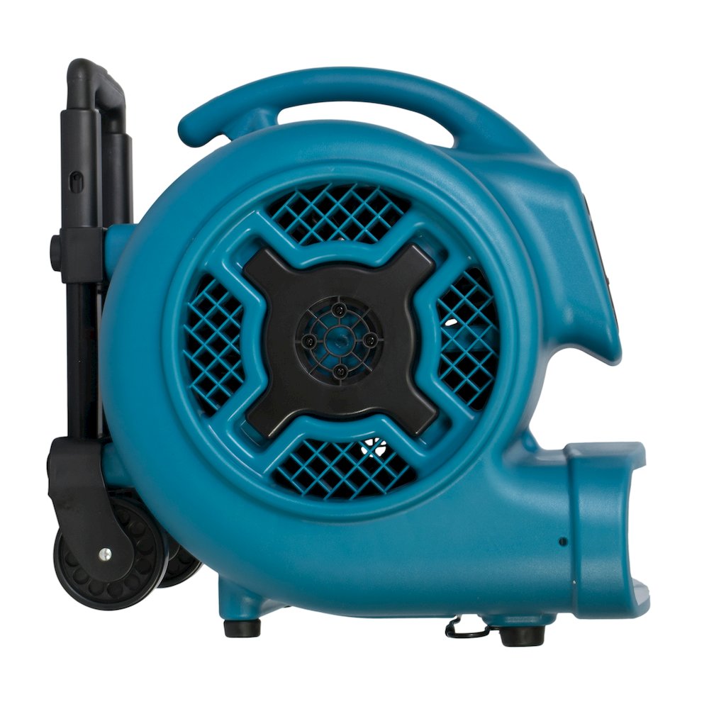 3/4 HP 3200 CFM 3 Speed, Carpet Dryer, Blower with Telescopic Handle and Wheels. Picture 8