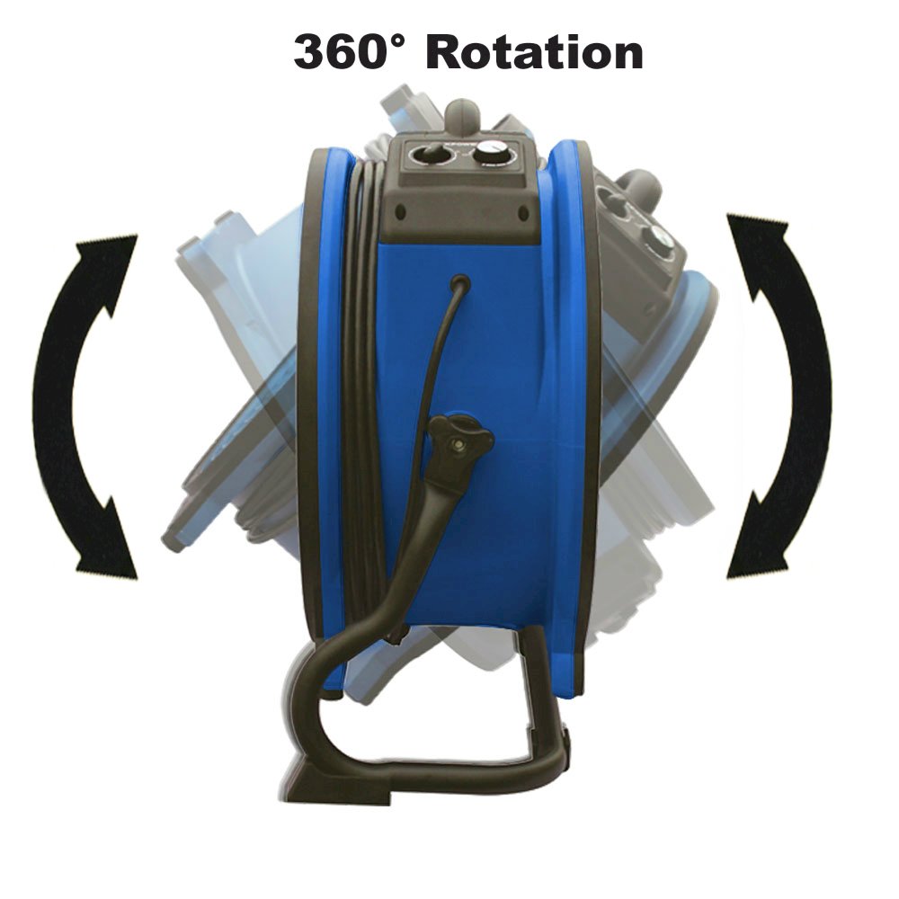 1/3 HP 3600 CFM High Temperature Variable Speed Air Mover, Blower, Fan. Picture 18