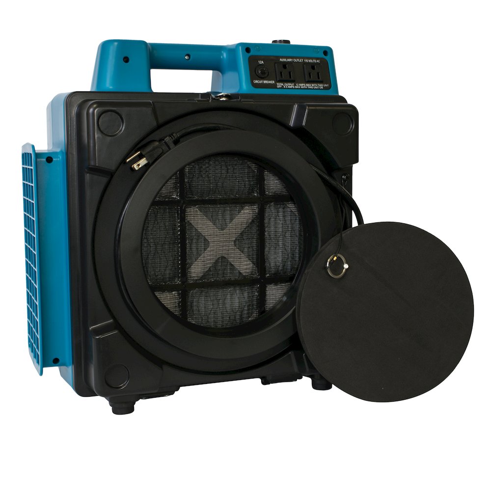 3 Stage Filtration HEPA Purifier System, Negative Air Machine, - Blue. Picture 1