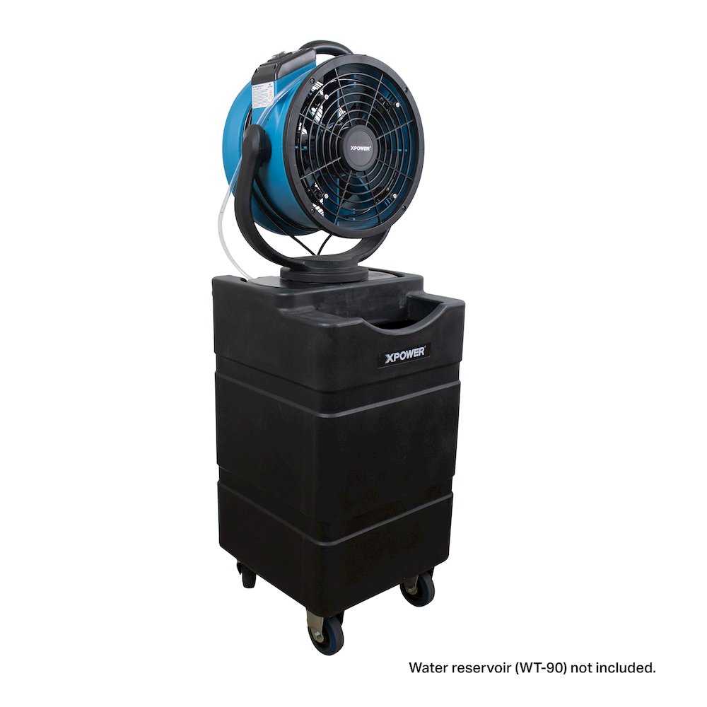 Oscillating Portable 3 Speed Outdoor Cooling Misting Fan. Picture 14
