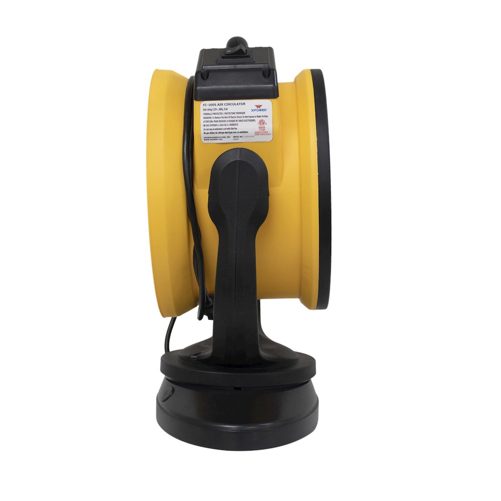 1100 CFM 4 Speed Portable 11" Professional Grade Utility Fan. Picture 5