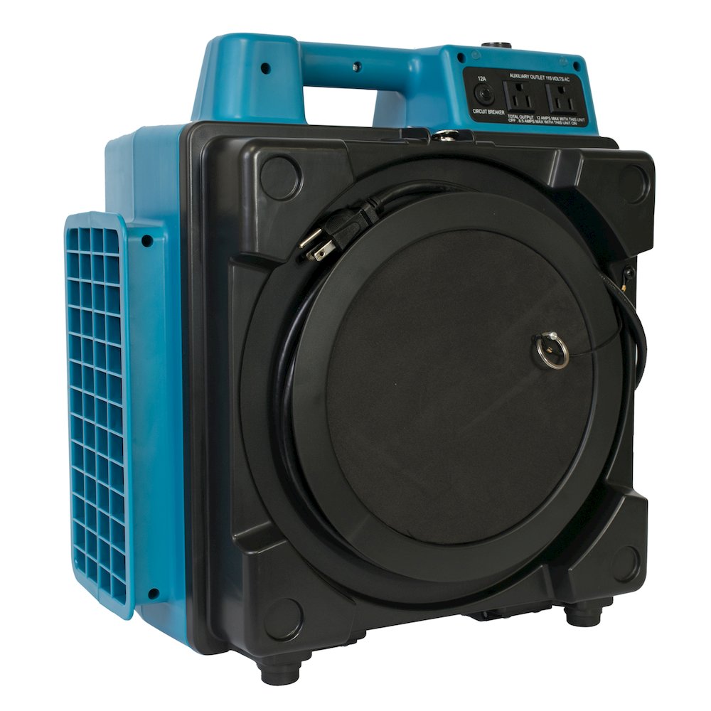 3 Stage Filtration HEPA Purifier System, Negative Air Machine, - Blue. Picture 12