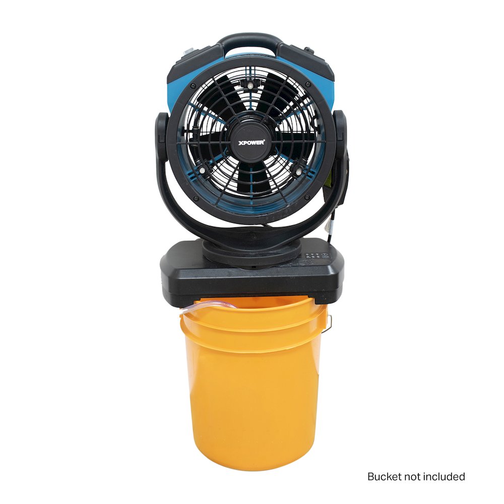 Oscillating Portable 3 Speed Outdoor Cooling Misting Fan. Picture 1