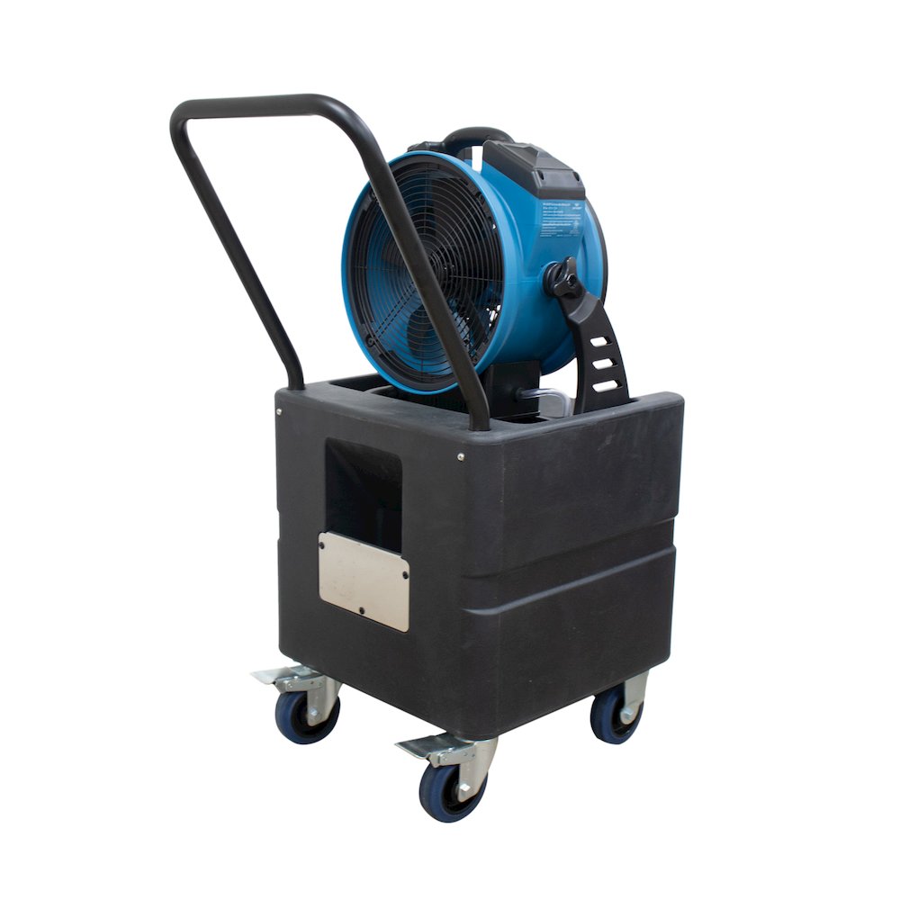 Battery Operated Variable Speed 11" Outdoor Cooling Misting Fan. Picture 6
