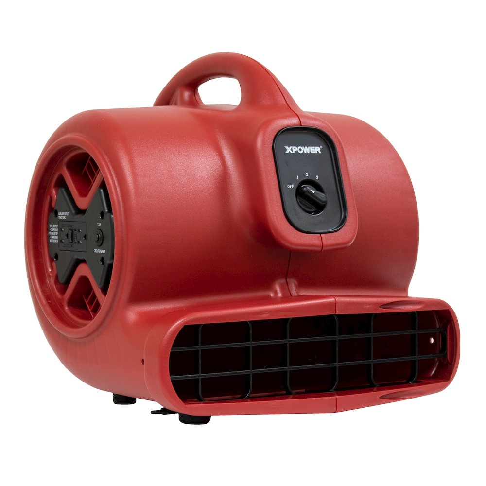 1/3 HP 2400 CFM 3 Speed, Carpet Dryer, Blower with Built-in GFCI Power Outlets. Picture 1