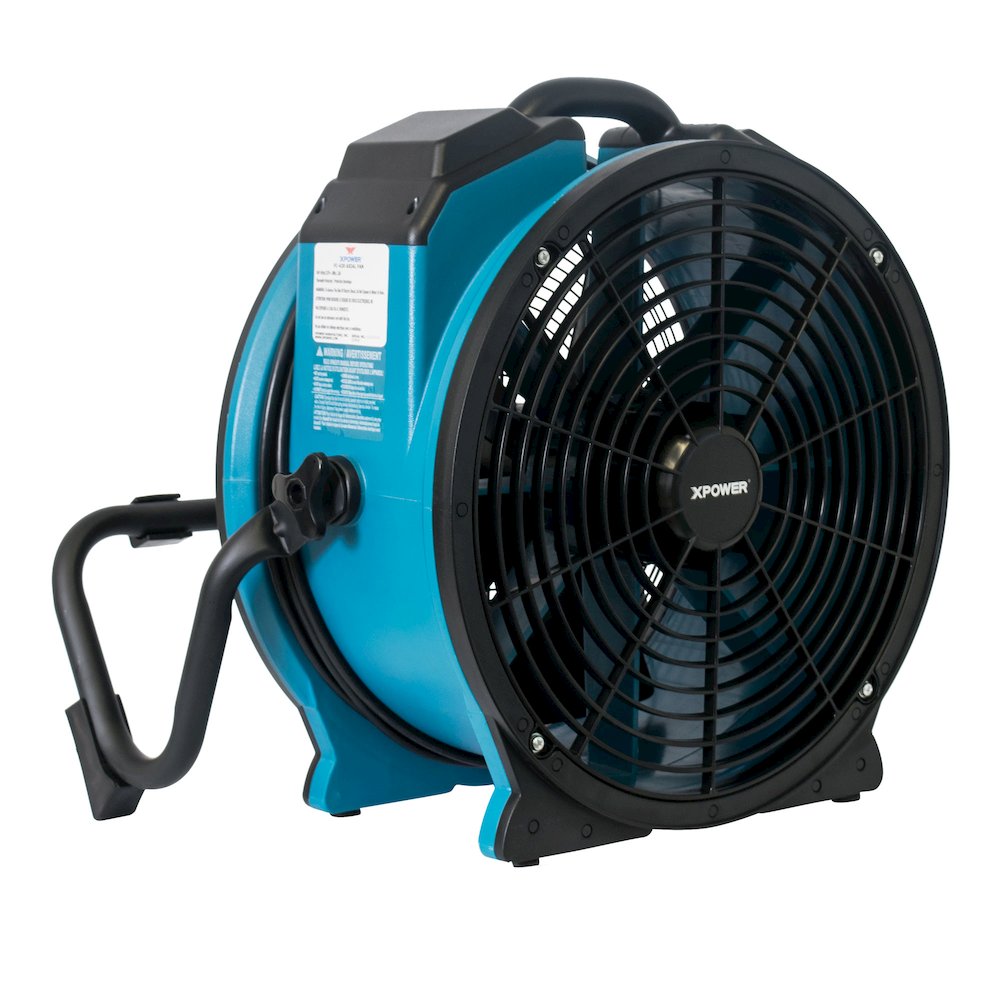 1/3 HP 3600 CFM 5 Speed Portable 18" Grade Utility Fan. Picture 33