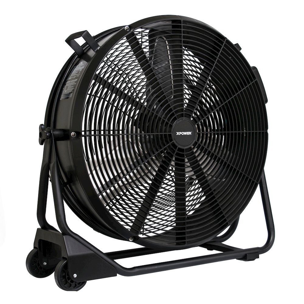 1/2 HP 5800 CFM 1.8 Amps Variable Speed Enclosed Brushless DC Motor 24” Drum Fan. Picture 2