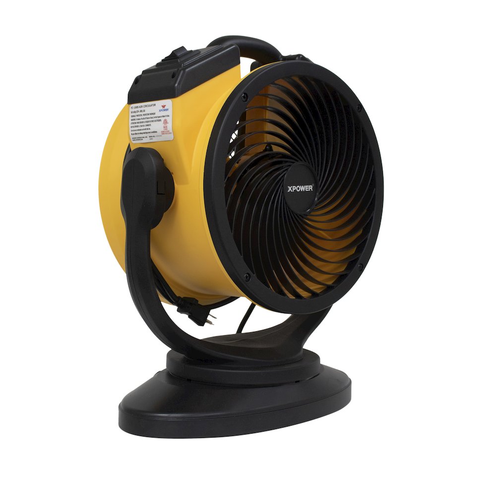 1100 CFM 4 Speed Portable 11" Professional Grade Utility Fan. Picture 7