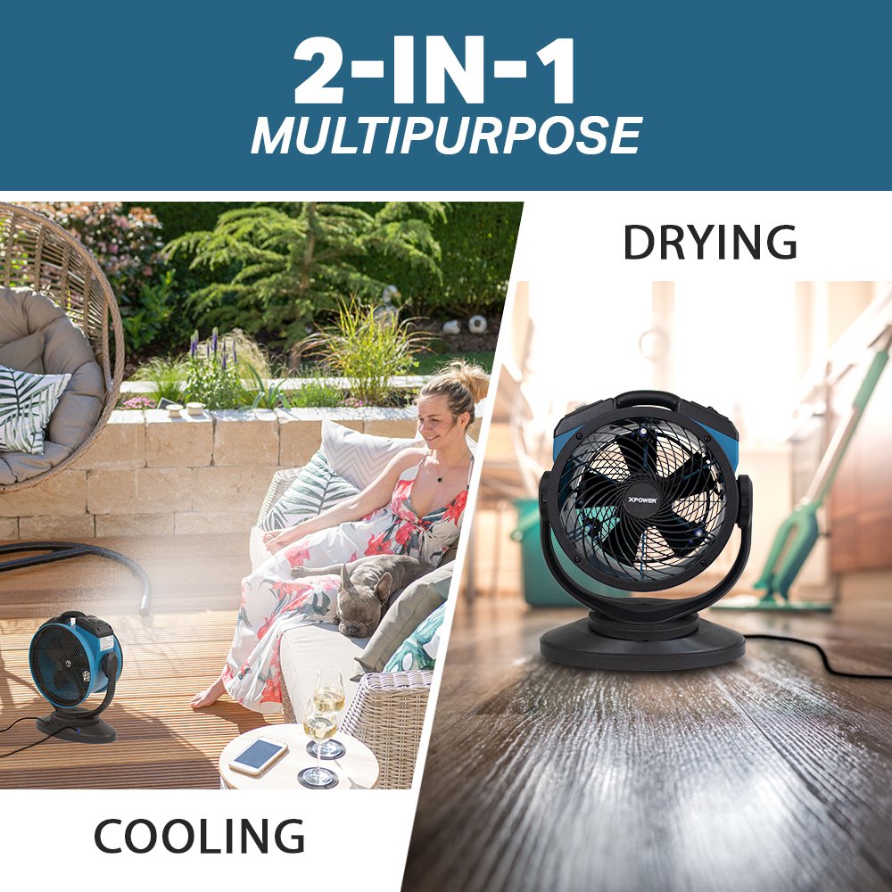 Oscillating Portable 3 Speed Outdoor Cooling Misting Fan. Picture 16