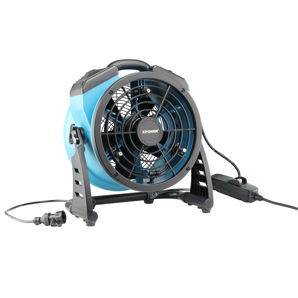Portable 3 Speed 11" Outdoor Cooling Misting Fan and Air Circulator. Picture 1