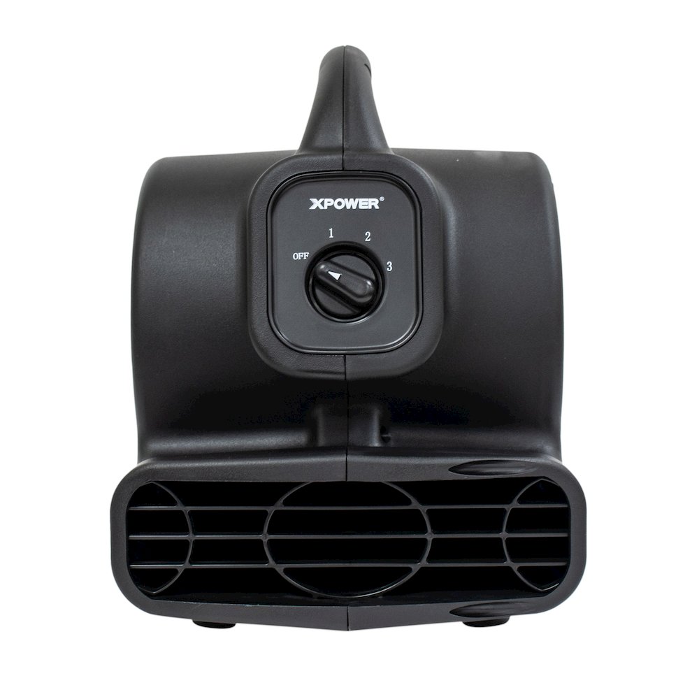 P-80A 600 CFM Multi-Purpose Mini Air Mover, Utility Fan, Dryer, Blower - Black. Picture 4