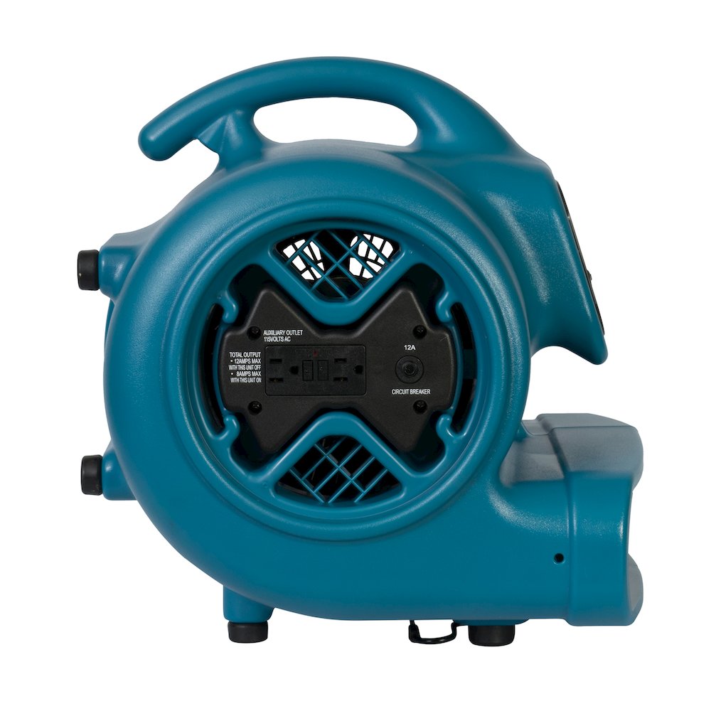 1/3 HP 2600 CFM 3 Speed, Carpet Dryer, Blower with Built-in GFCI Power Outlets. Picture 14
