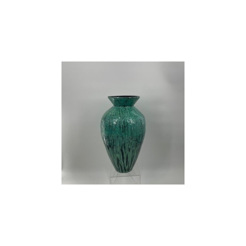 Blue Mother of Pearl Vase. Picture 1