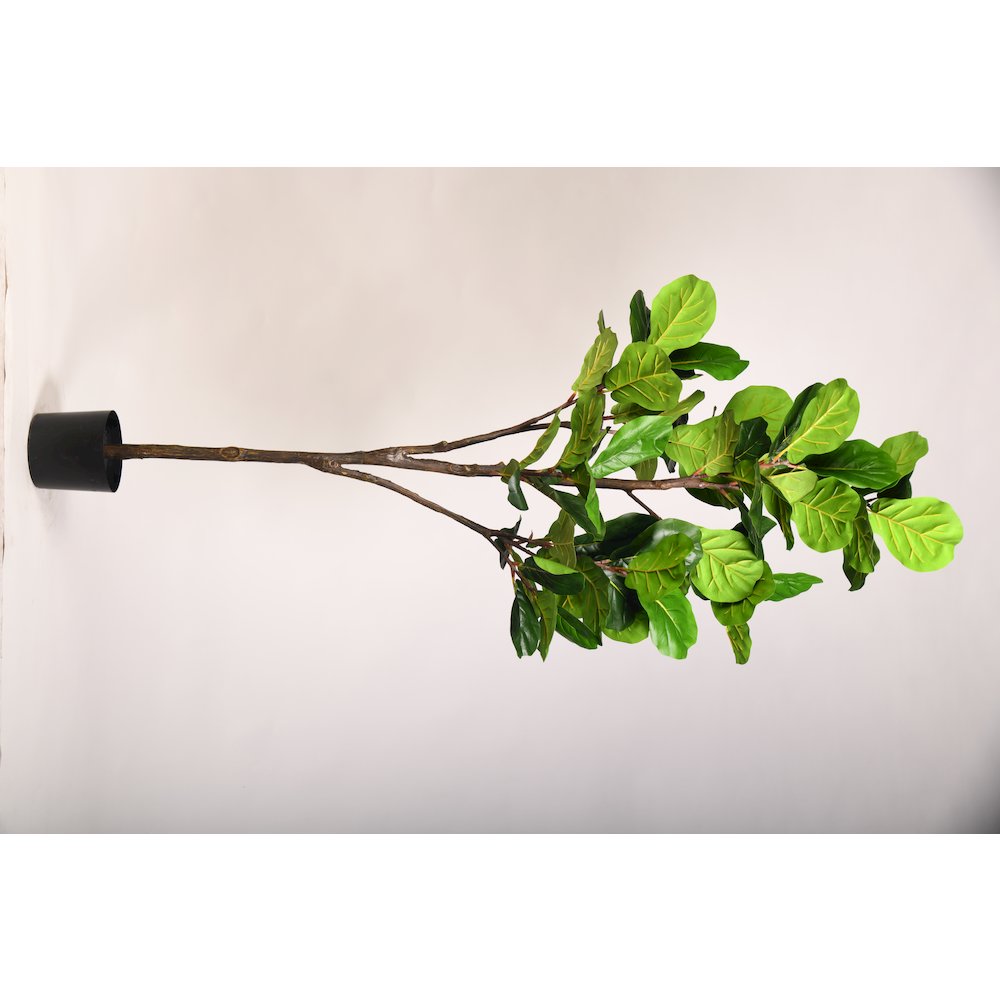 82" Real Touch Fiddle Leaf Fig Tree in Plastic Pot. Picture 1
