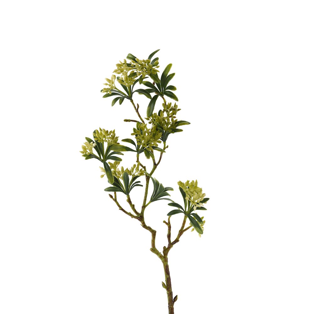 Green Flower Bud Spray - Set of 3. Picture 1