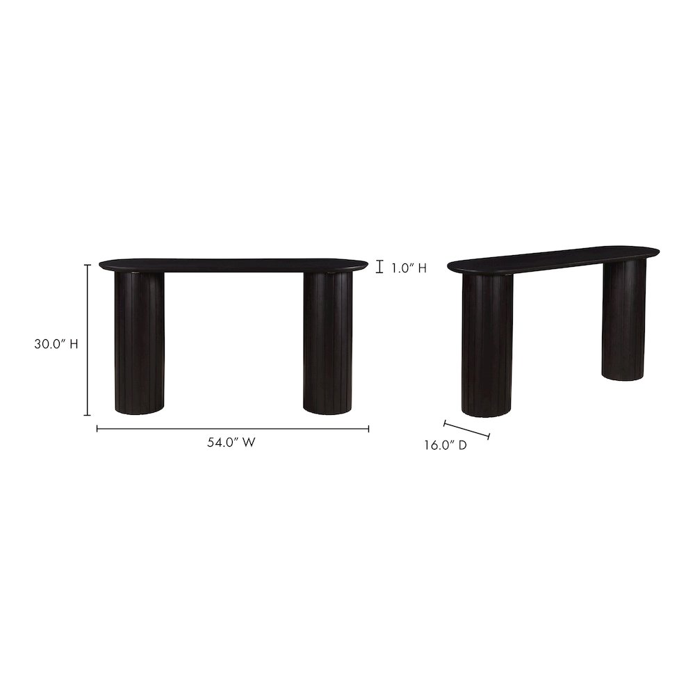Povera Console Table Black. Picture 3