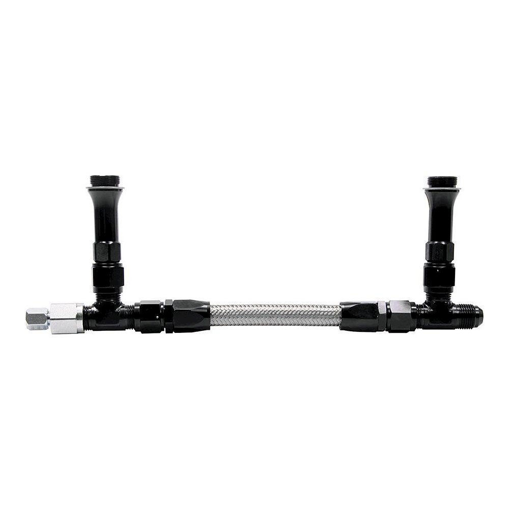 Fuel Line Kit 9-5/16in Std Holley Black. Picture 1