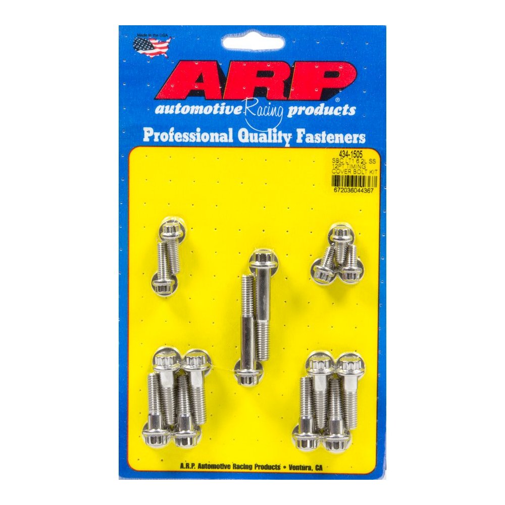 Timing Cover Bolt Kit GM LT1 6.2L 12pt S/S. Picture 1