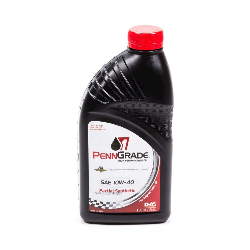 10w40 Racing Oil 1 Qt Partial Synthetic. Picture 1