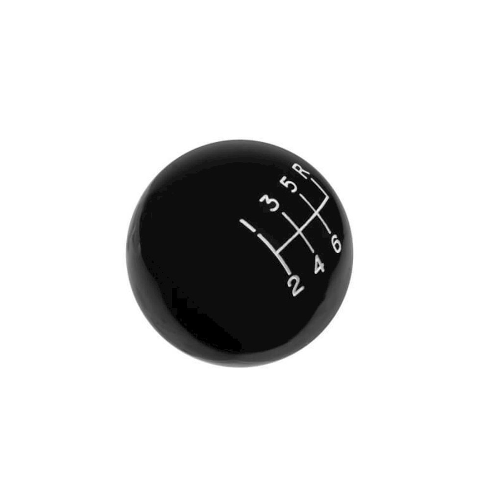 Classic 6-Speed Shift Knob Black (3/8-16). Picture 1