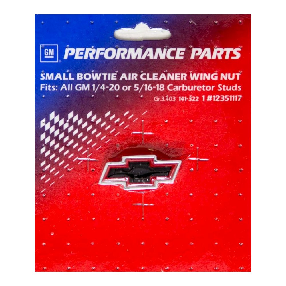 Air Cleaner Center Nut- Small Bowtie. Picture 1