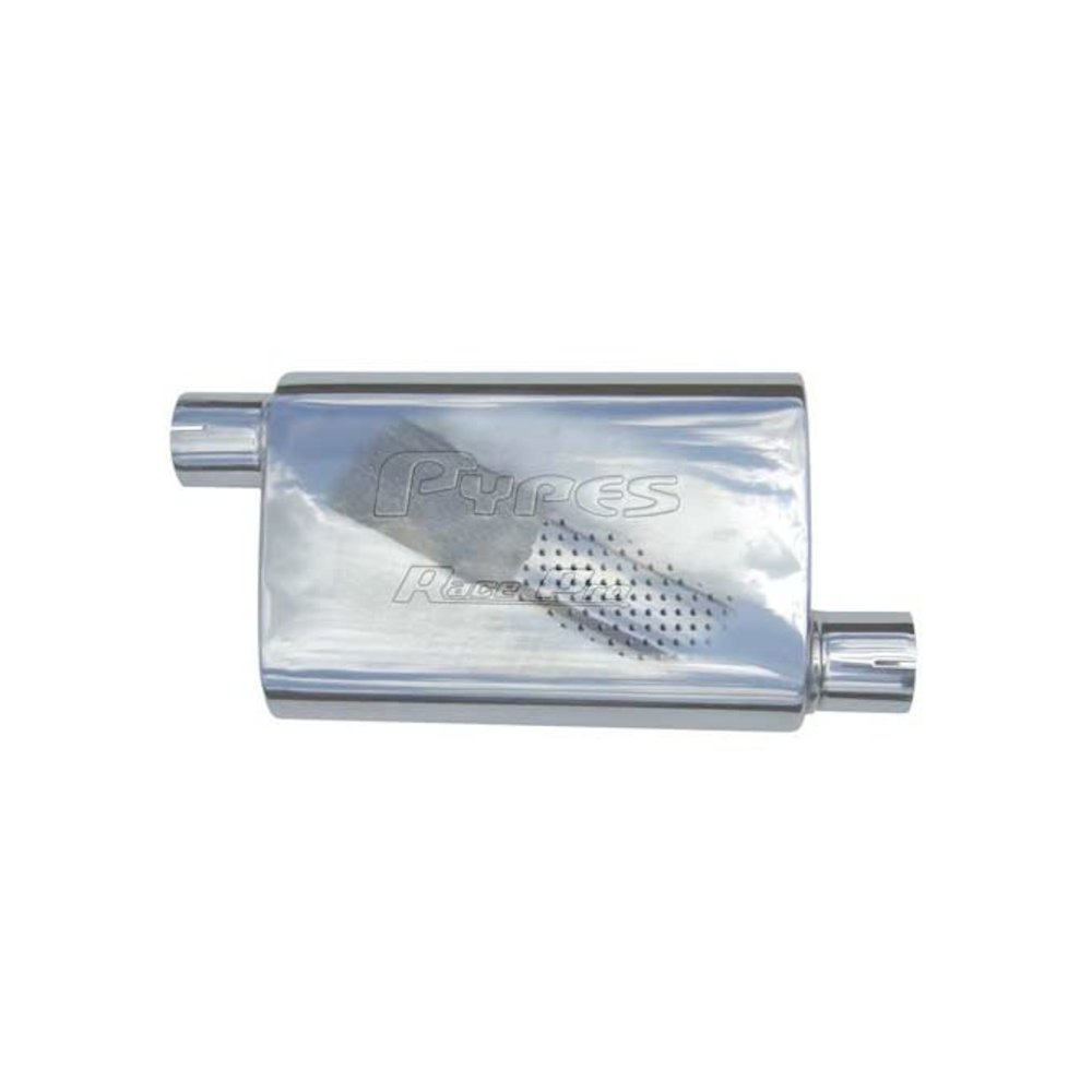 Race Muffler 2.5in Offset/Offset Each. Picture 1