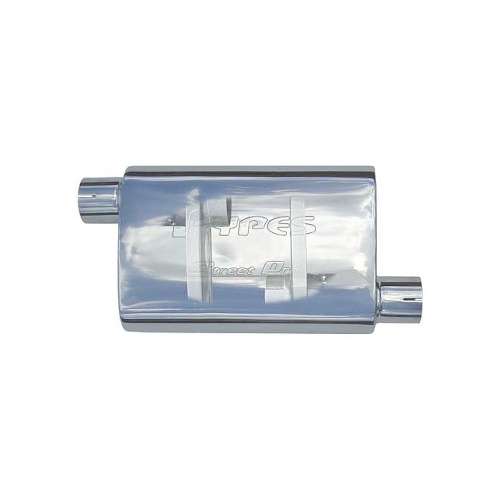 Street Muffler 2.5in Offset/Center Each. Picture 1