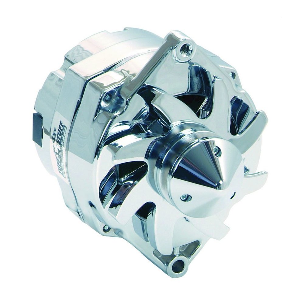 100 Amp Alternator GM 1 Wire V-Groove. Picture 1